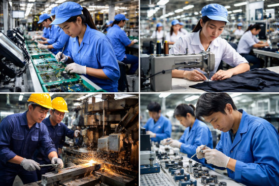 Buyer meeting with Taiwanese factory management and engineers