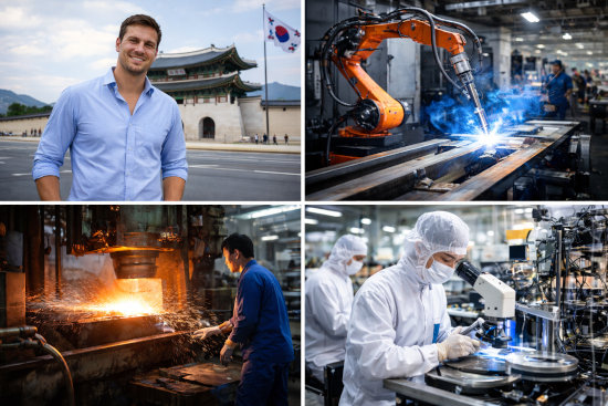 International buyers visiting South Korean manufacturers with local support